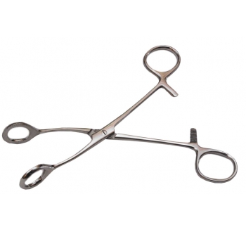 Язикотримач Коліна, прямий, з кремальєрою, вікончастий, для дорослих, 170 мм Bio Tules Impex BTS-5-608-17